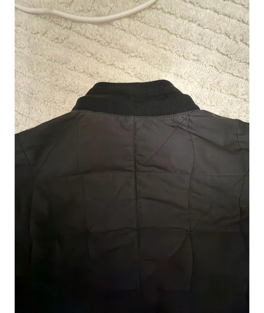 ERMENEGILDO ZEGNA XXX Черная кожаная куртка, фото 3