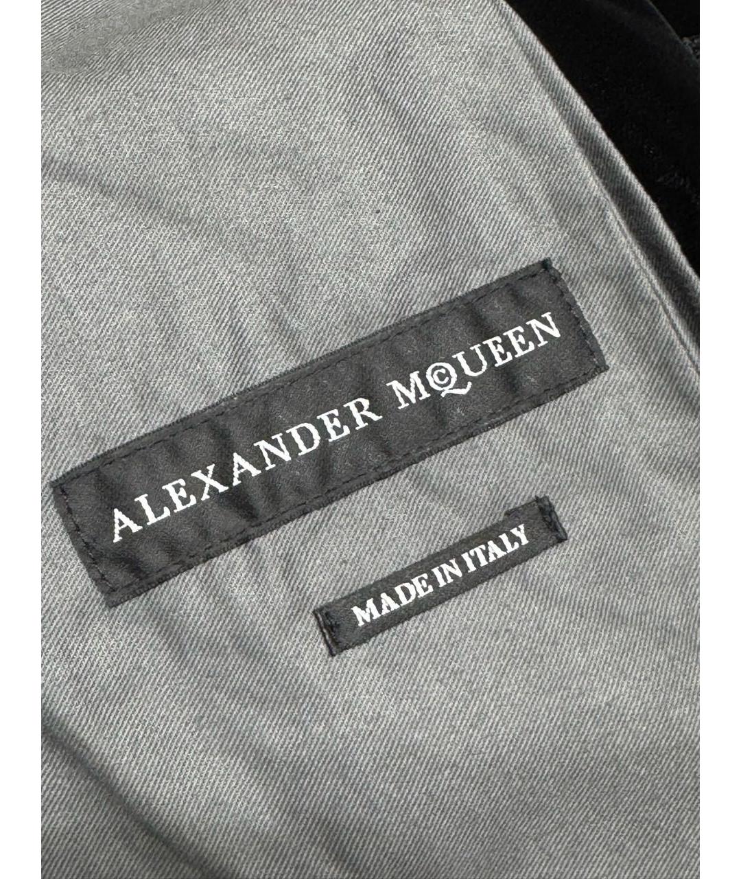 ALEXANDER MCQUEEN Черная вискозная куртка, фото 3