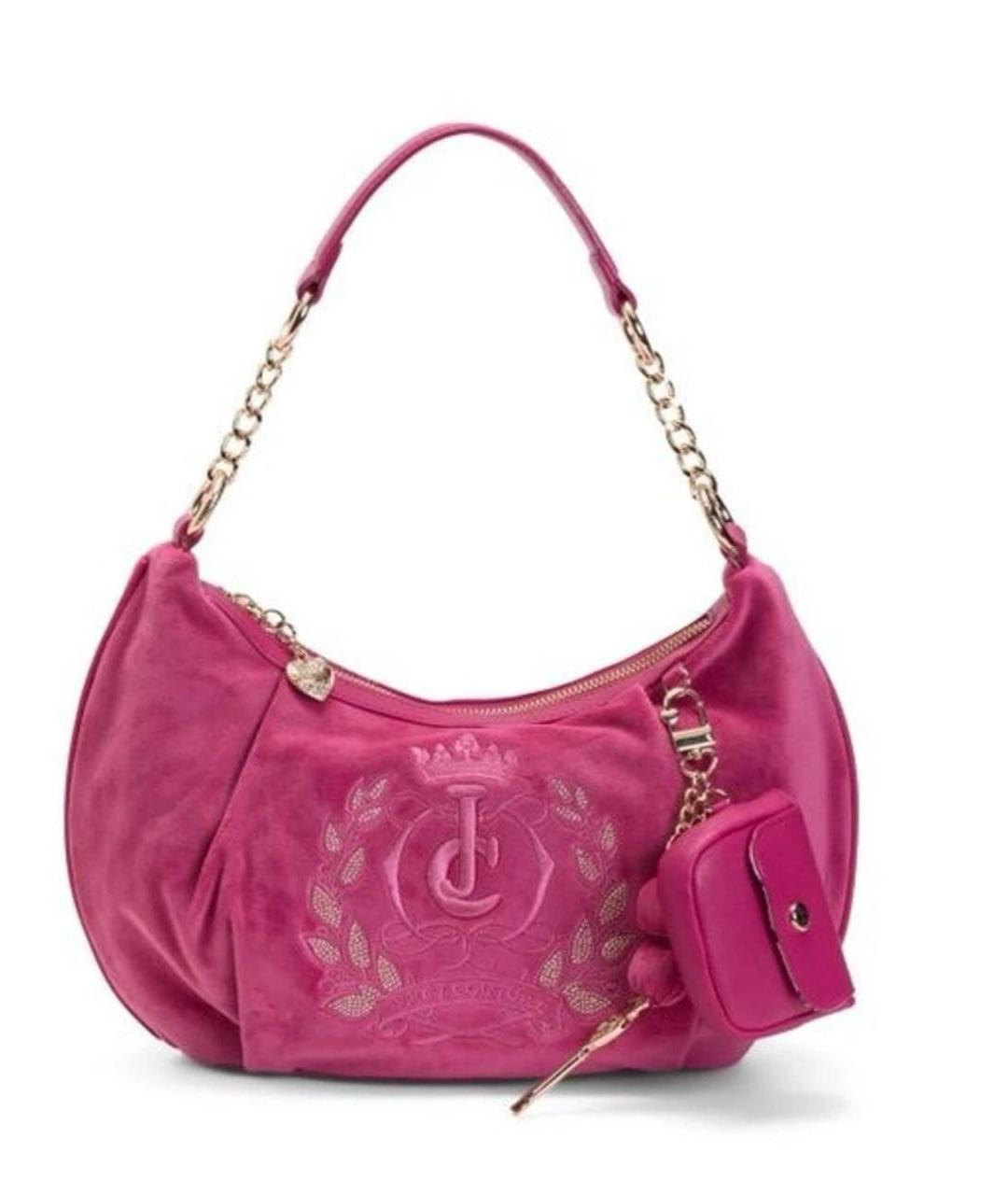 JUICY COUTURE Розовая сумка с короткими ручками, фото 5