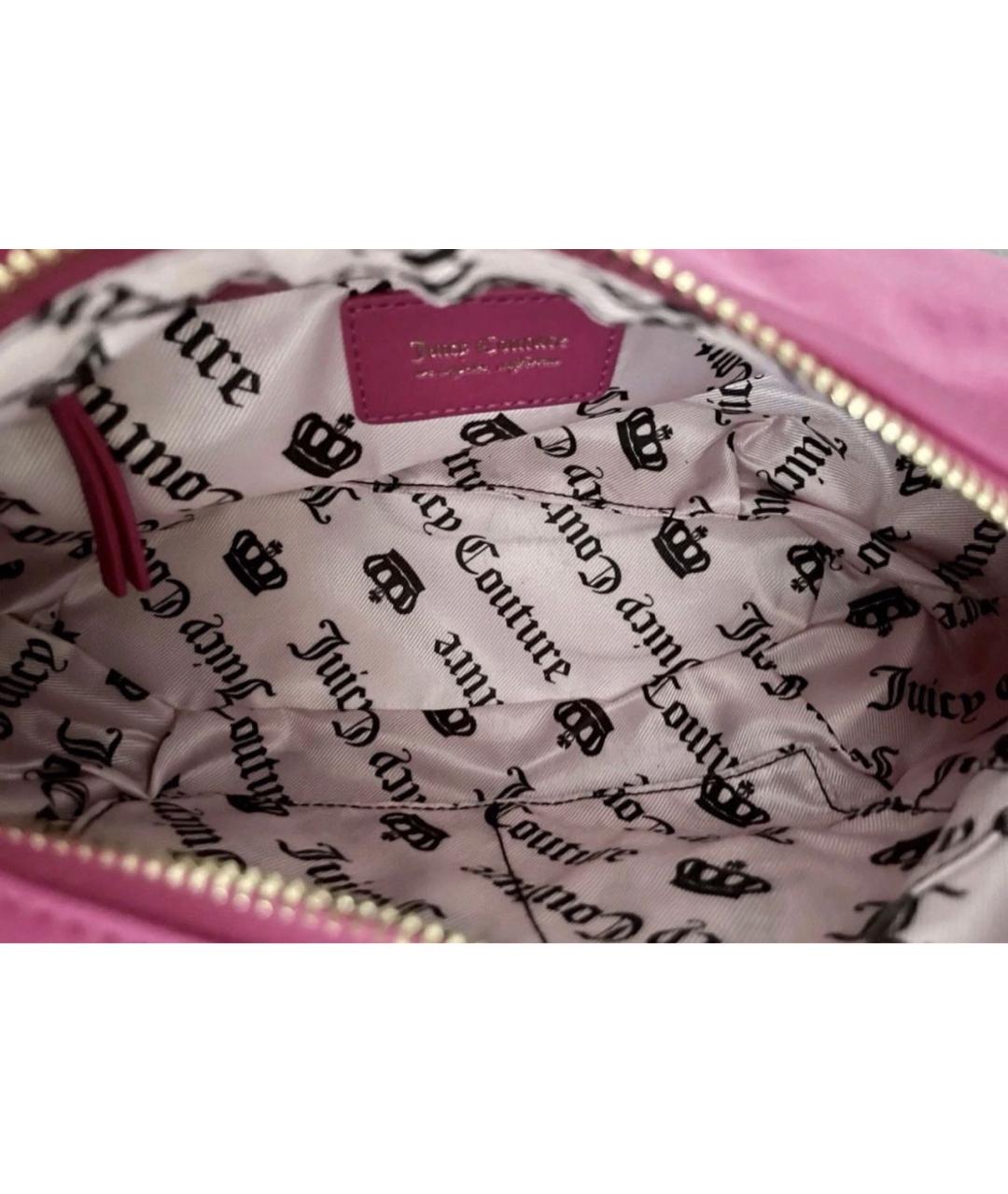 JUICY COUTURE Розовая сумка с короткими ручками, фото 4