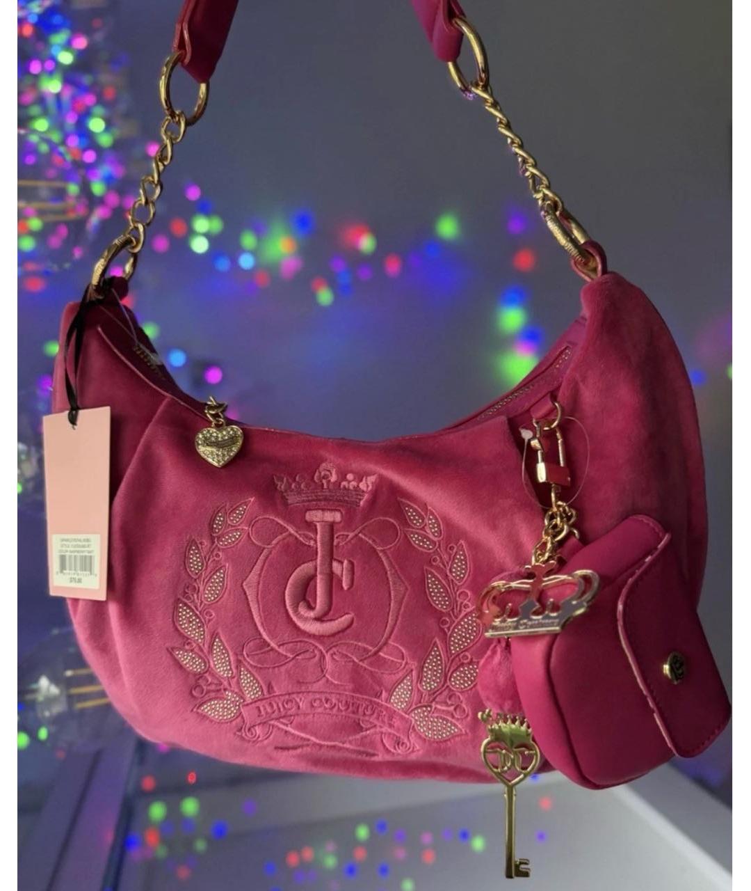JUICY COUTURE Розовая сумка с короткими ручками, фото 2