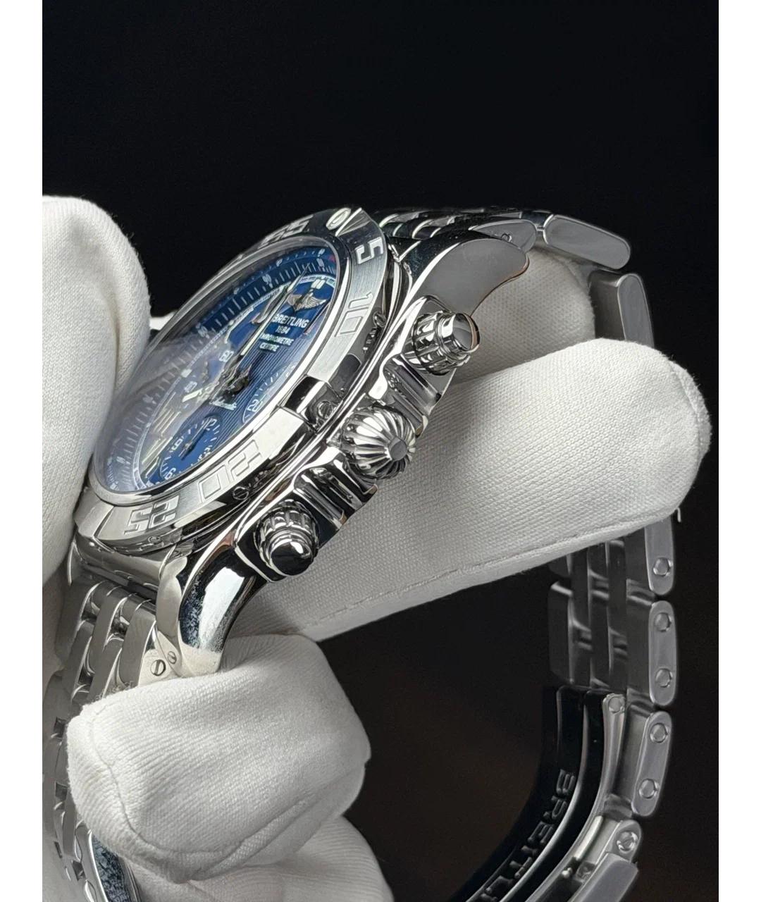 BREITLING Синие металлические часы, фото 4