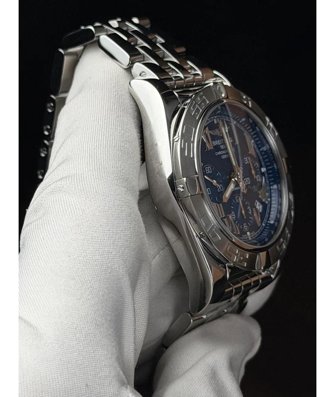 BREITLING Синие металлические часы, фото 5