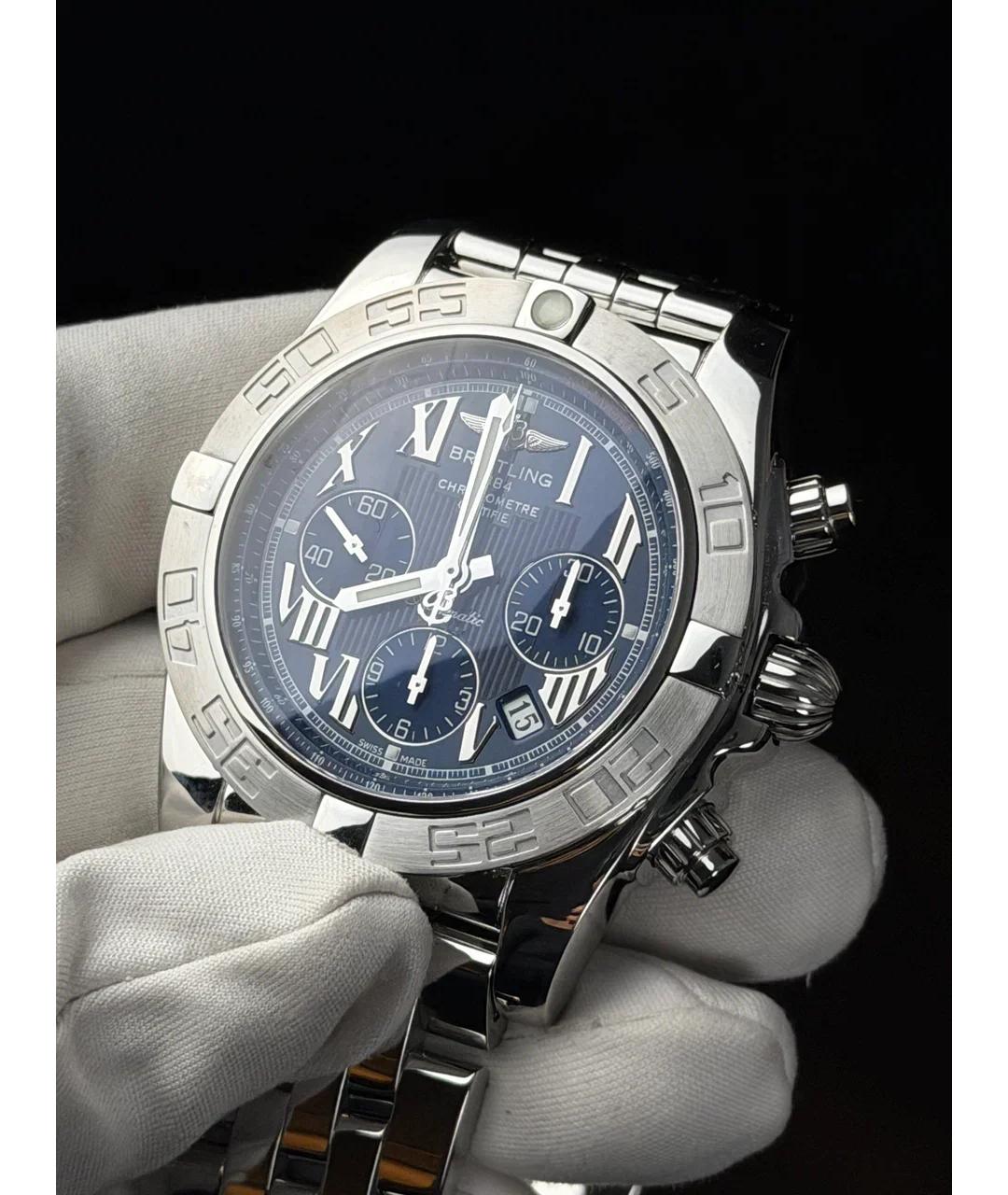 BREITLING Синие металлические часы, фото 3