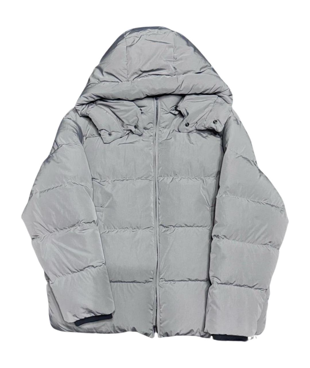 EMPORIO ARMANI Серая полиамидовая куртка, фото 1