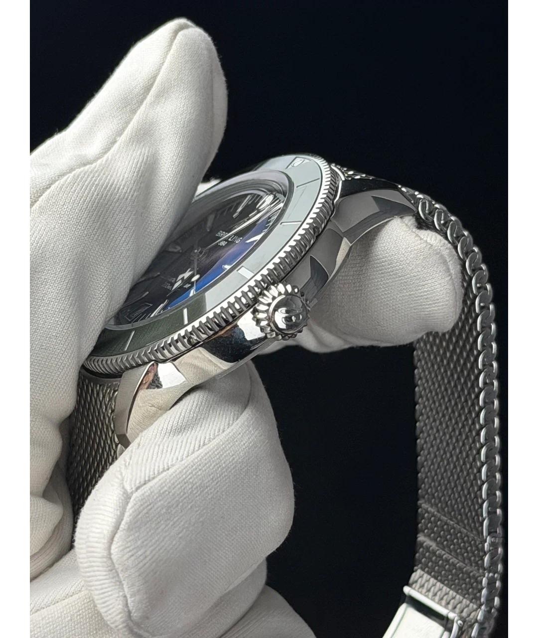 BREITLING Зеленые металлические часы, фото 4