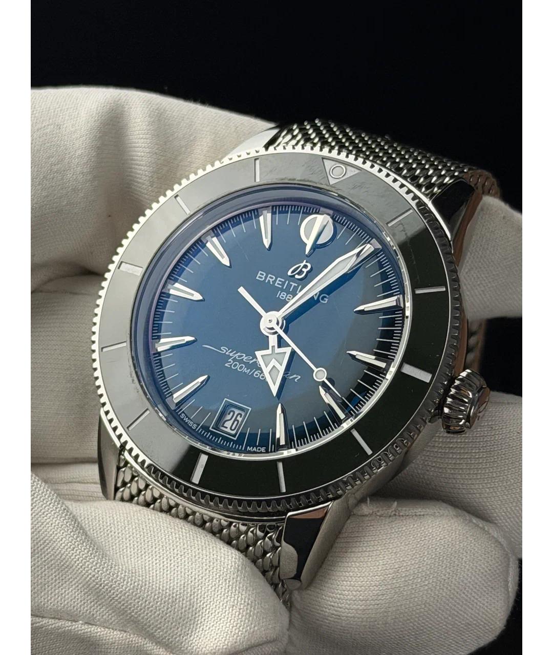 BREITLING Зеленые металлические часы, фото 3