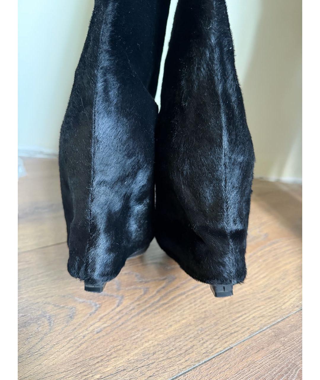 GIVENCHY Черные кожаные сапоги, фото 3