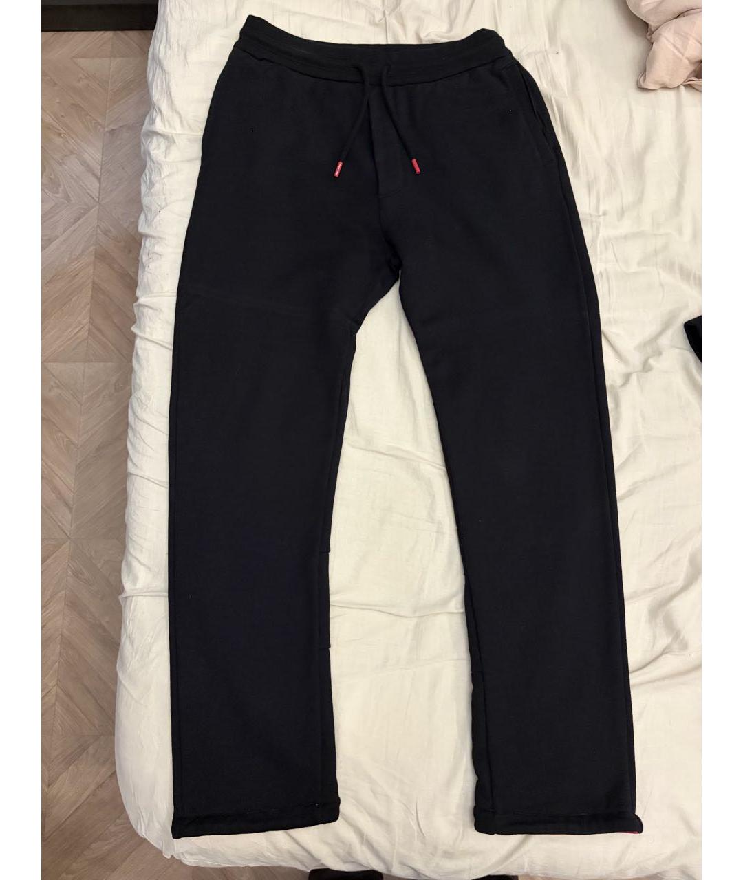 KITON Черный хлопковый спортивный костюм, фото 9