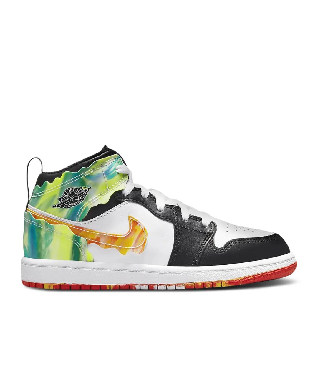 JORDAN Мульти кожаные кеды, фото 1