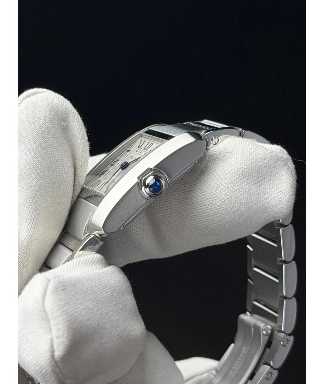 CARTIER Белые часы, фото 3