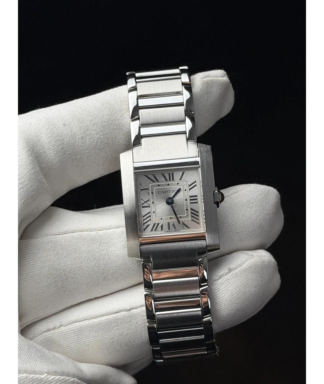 CARTIER Белые часы, фото 2
