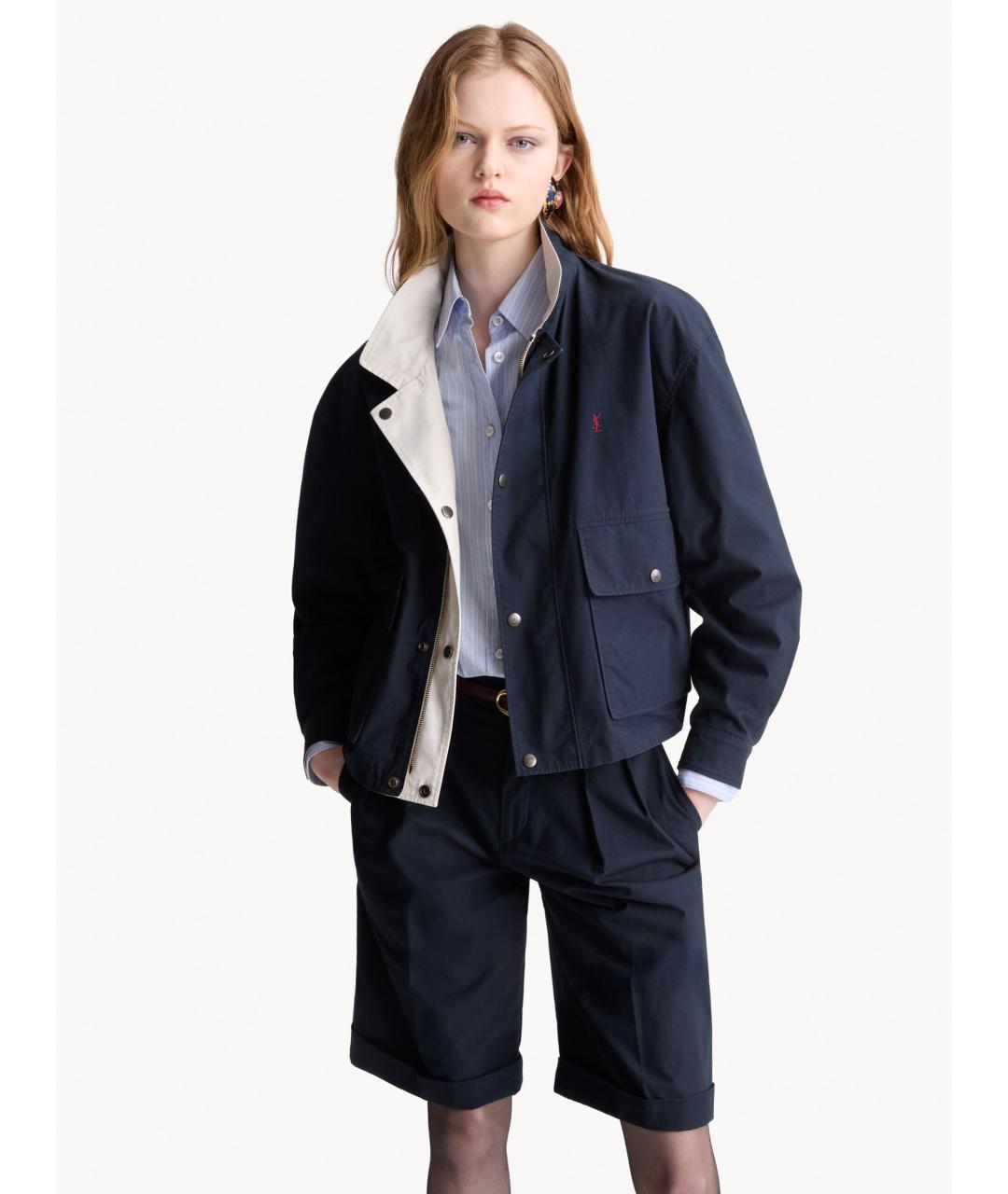 SAINT LAURENT Мульти хлопковая куртка, фото 2