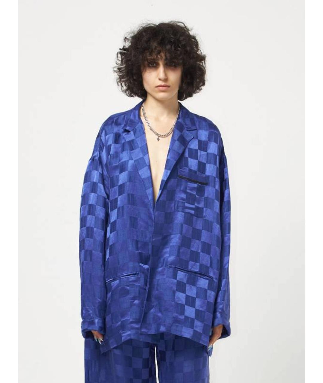 HAIDER ACKERMANN Синий пиджак, фото 2
