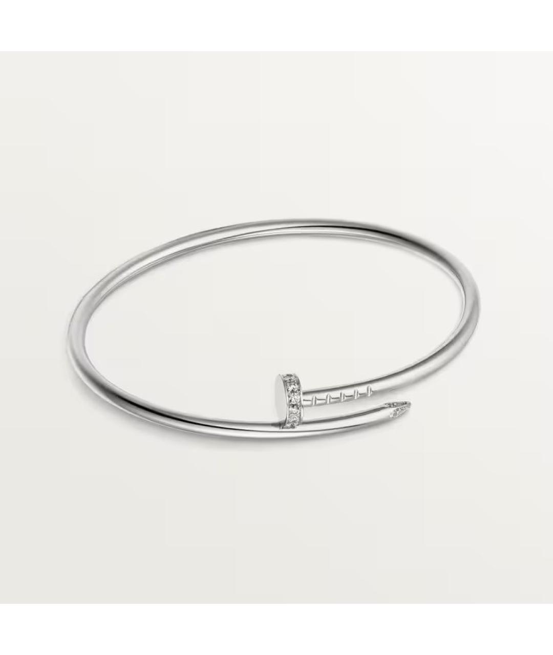 CARTIER Серебряный браслет из белого золота, фото 7