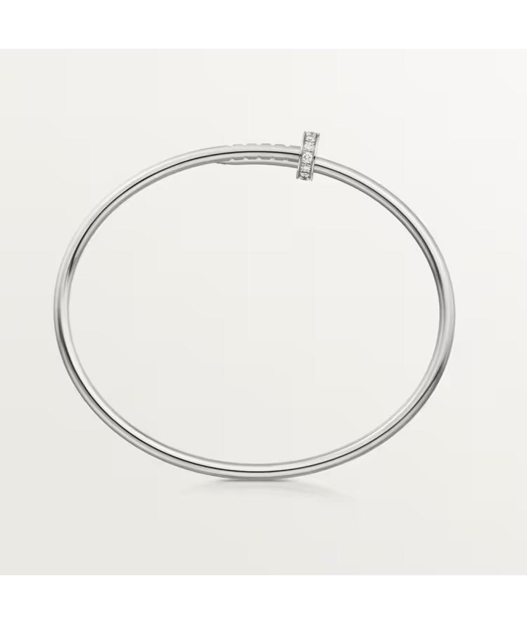 CARTIER Серебряный браслет из белого золота, фото 4