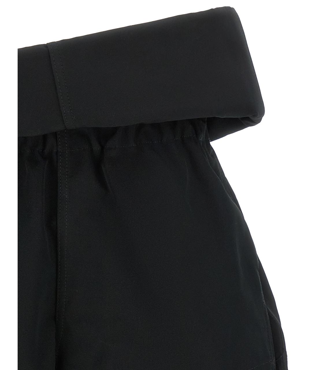 RICK OWENS Черные полиэстеровые шорты, фото 3