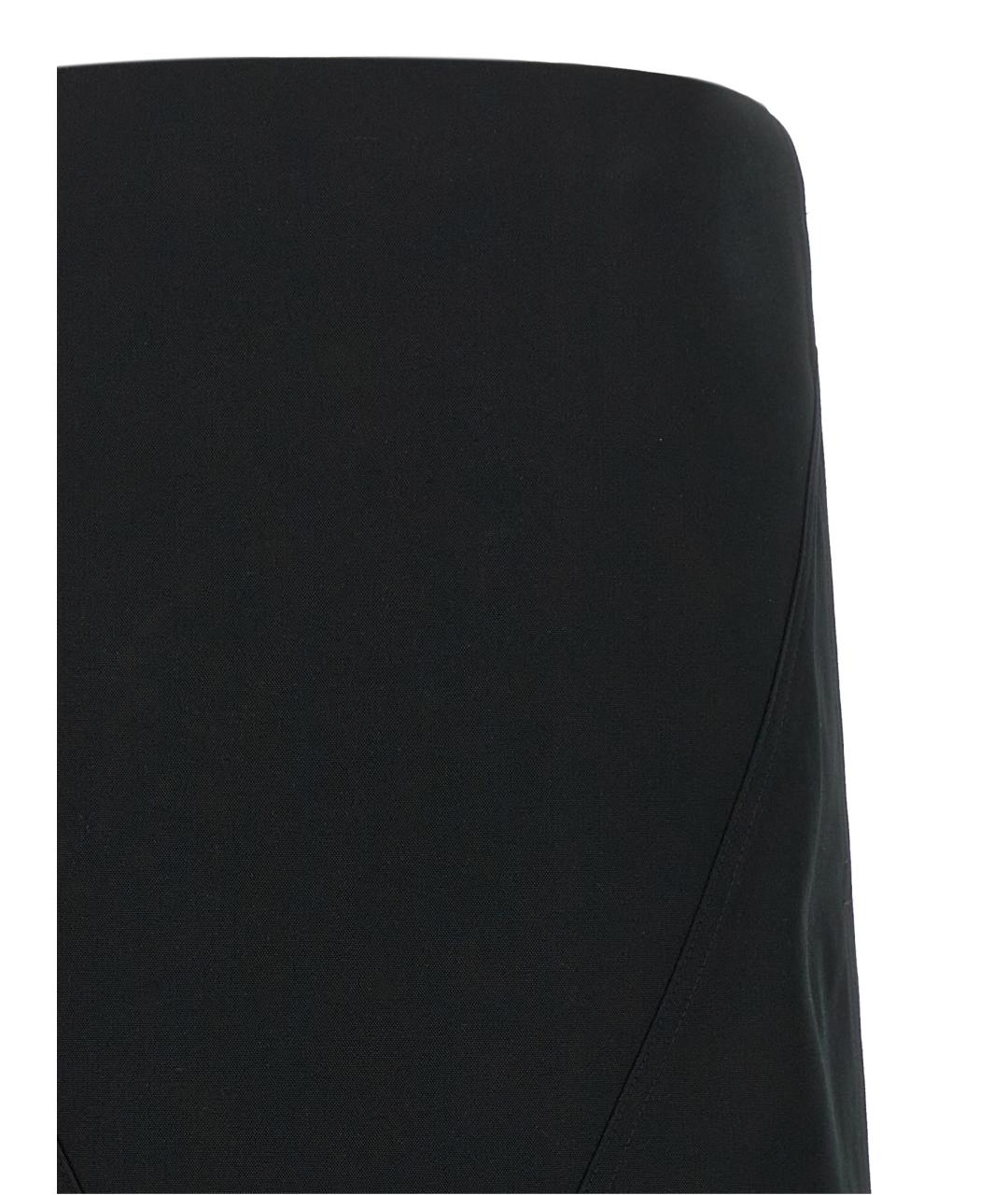 RICK OWENS Черное хлопковое платье, фото 3