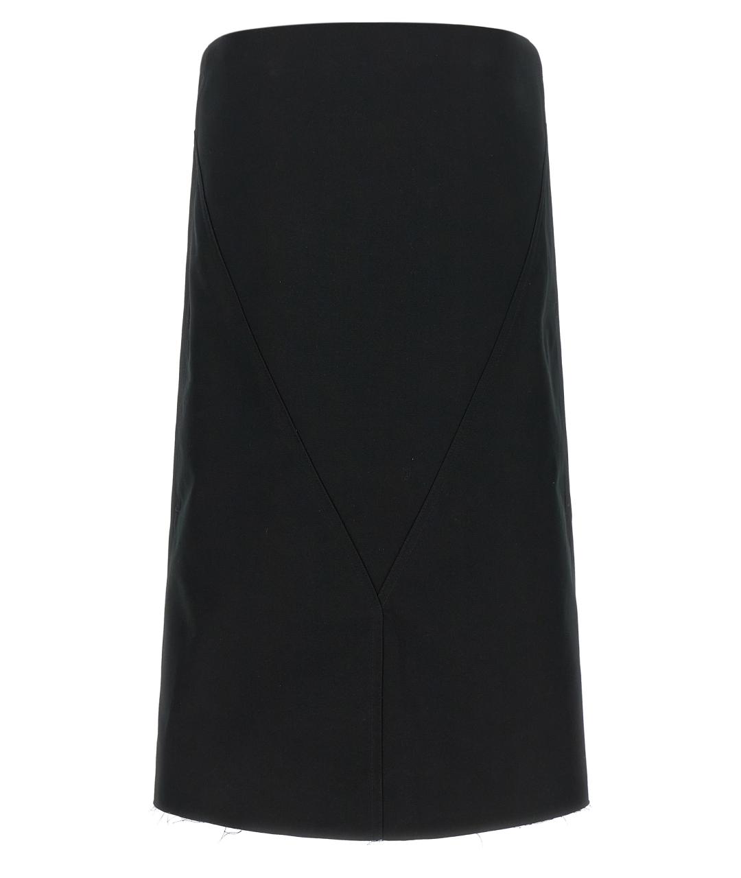 RICK OWENS Черное хлопковое платье, фото 1