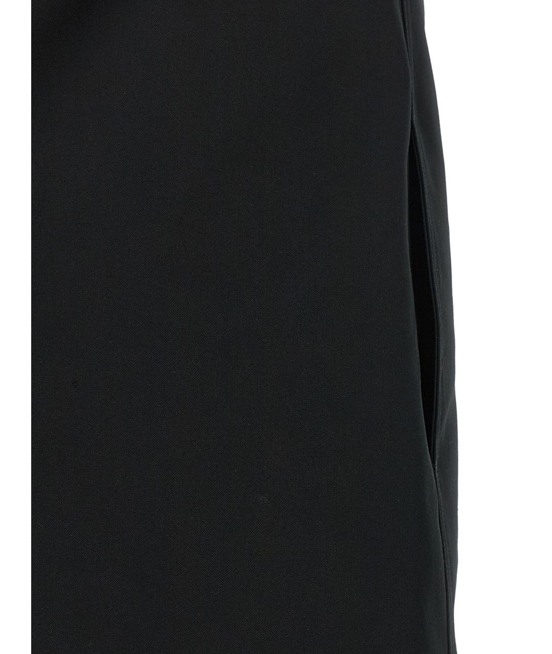 RICK OWENS Черное хлопковое платье, фото 4