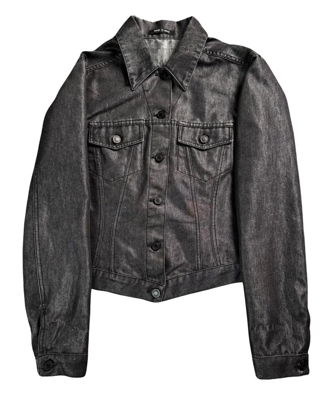 GUCCI Черная деним куртка, фото 1