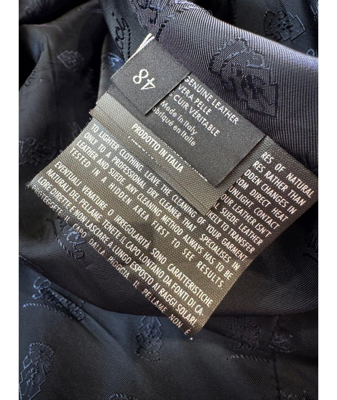 GUCCI Темно-синяя замшевая куртка, фото 7