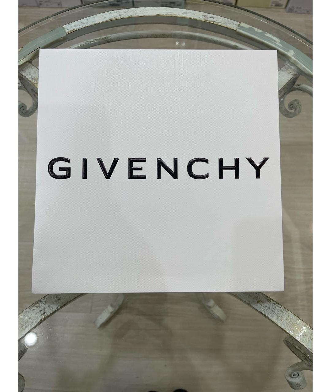 GIVENCHY Черный шелковый платок, фото 4