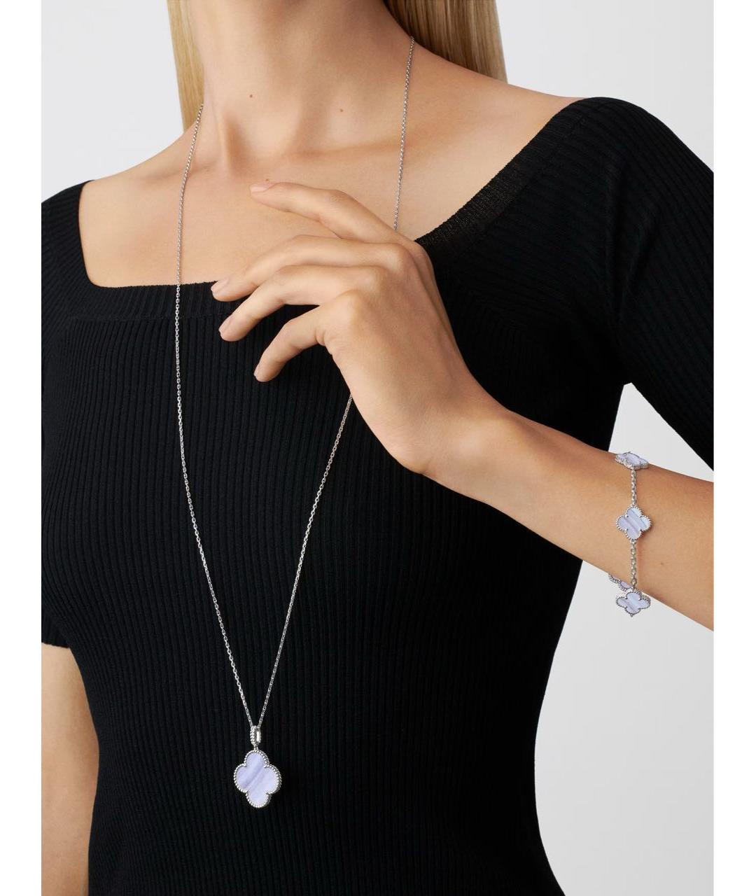 VAN CLEEF & ARPELS Серебряный браслет из белого золота, фото 4