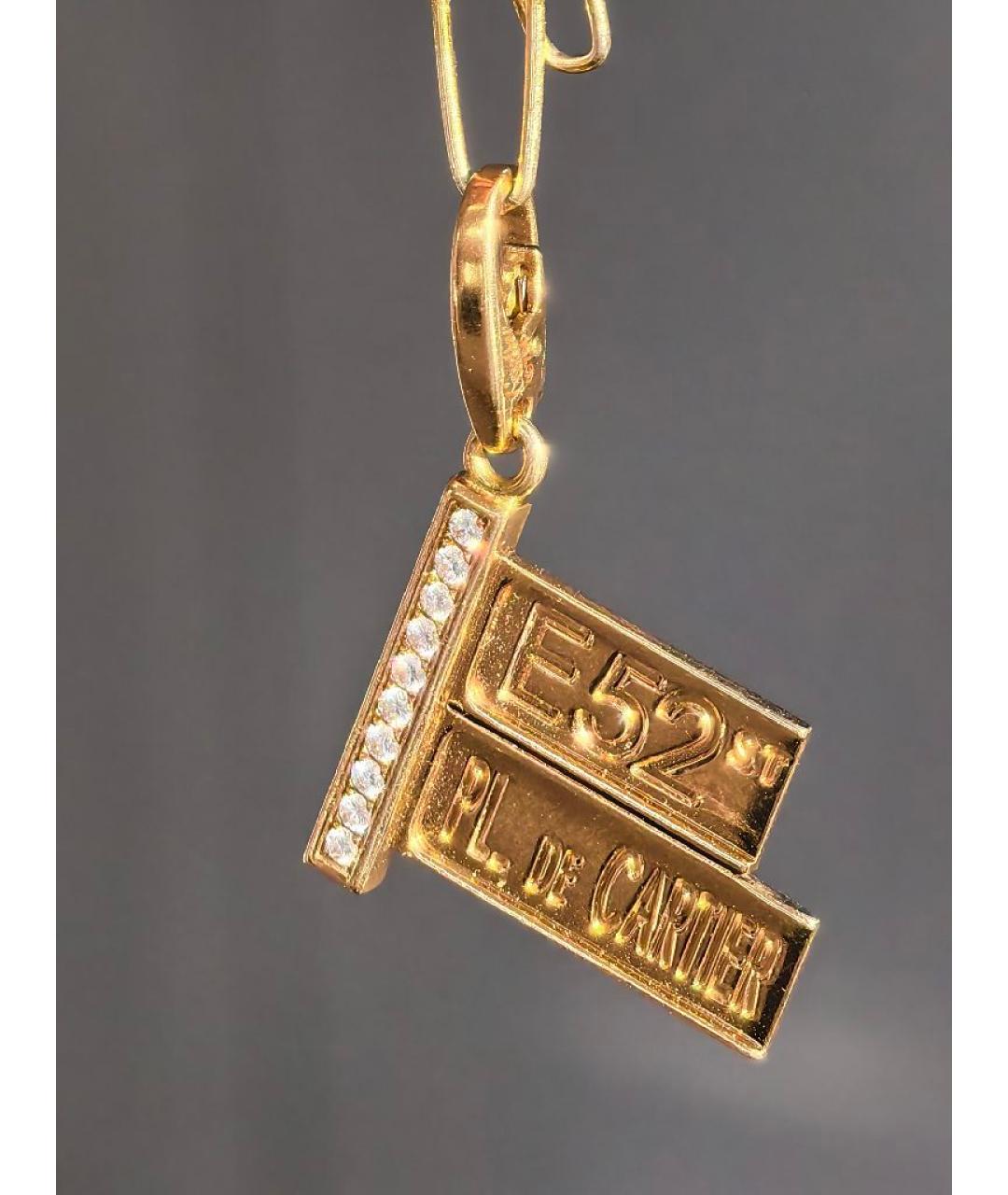 CARTIER Золотая подвеска из желтого золота, фото 4