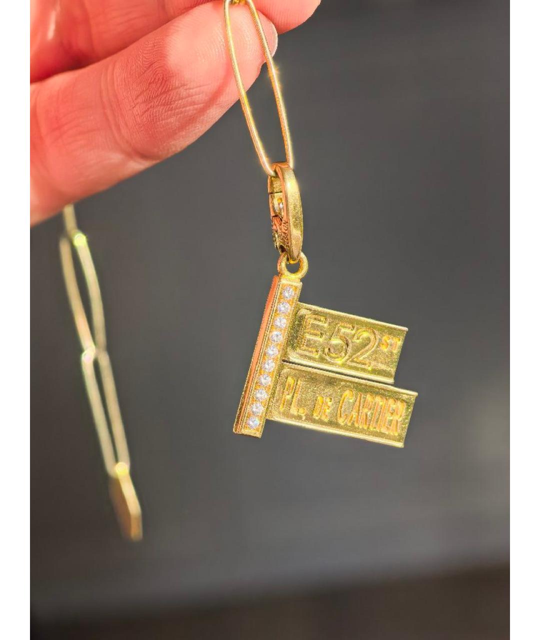 CARTIER Золотая подвеска из желтого золота, фото 6
