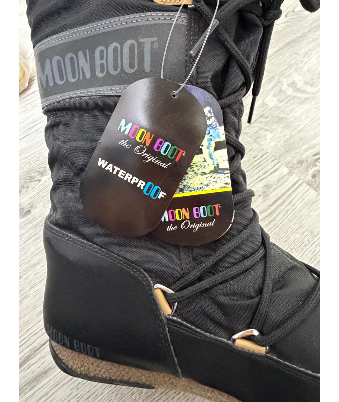 MOON BOOT Черные сапоги, фото 6