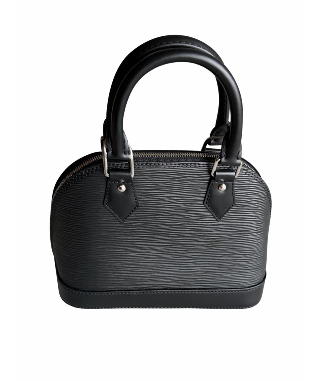 LOUIS VUITTON Черная кожаная сумка через плечо, фото 1