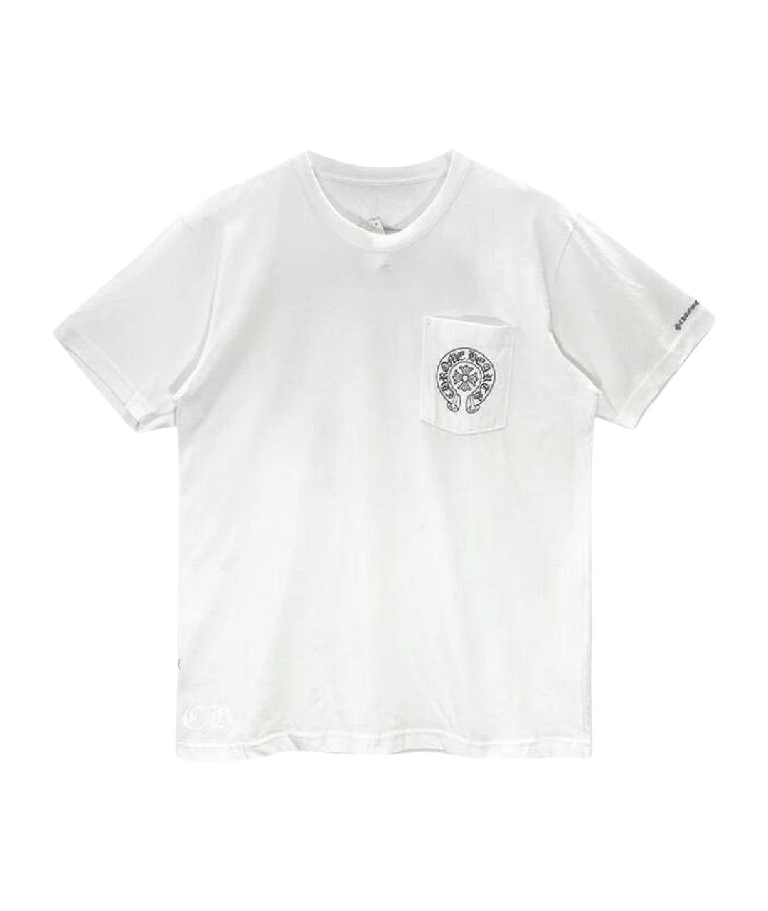 CHROME HEARTS Белая хлопковая футболка, фото 1