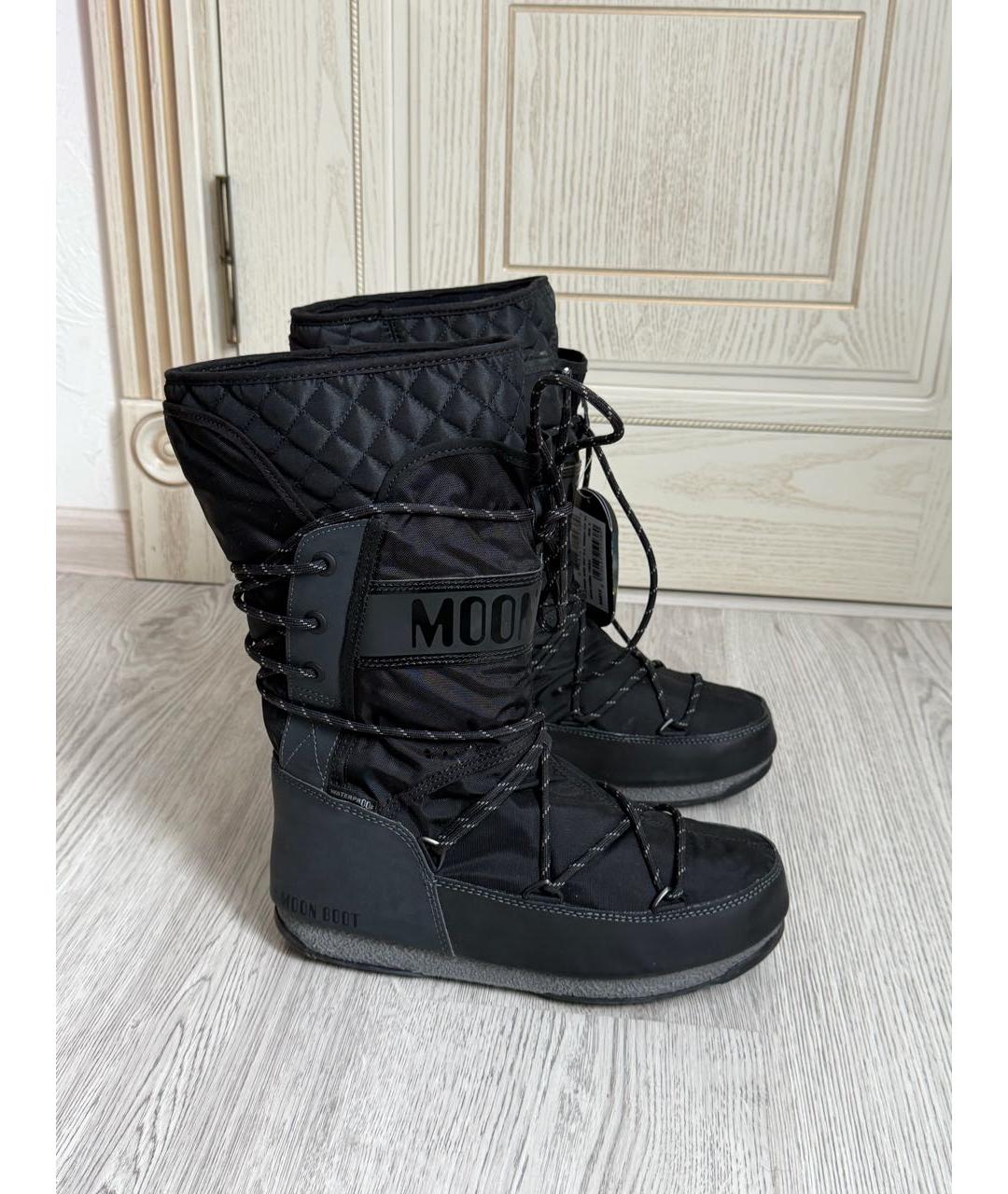 MOON BOOT Черные сапоги, фото 9