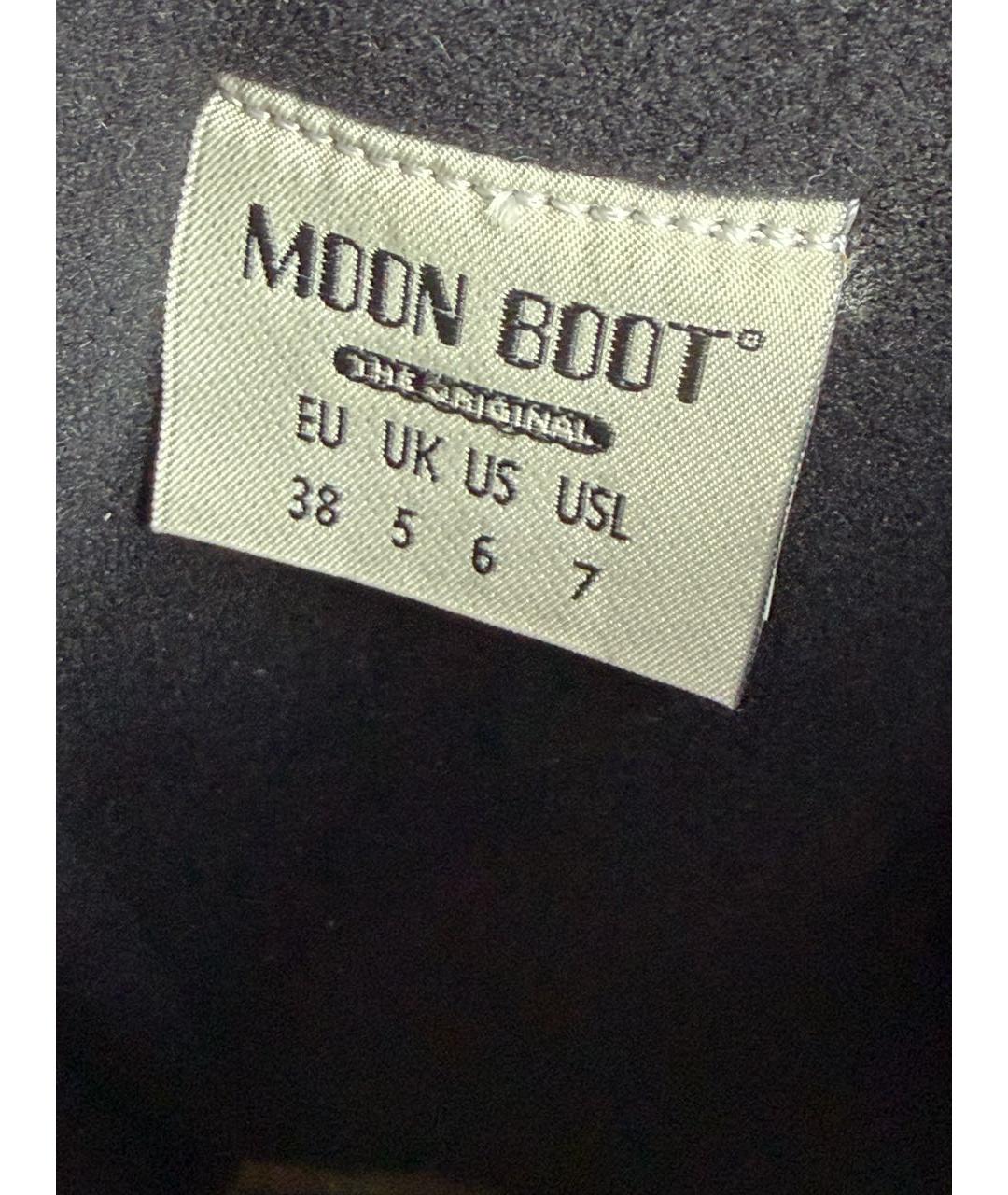 MOON BOOT Черные сапоги, фото 7