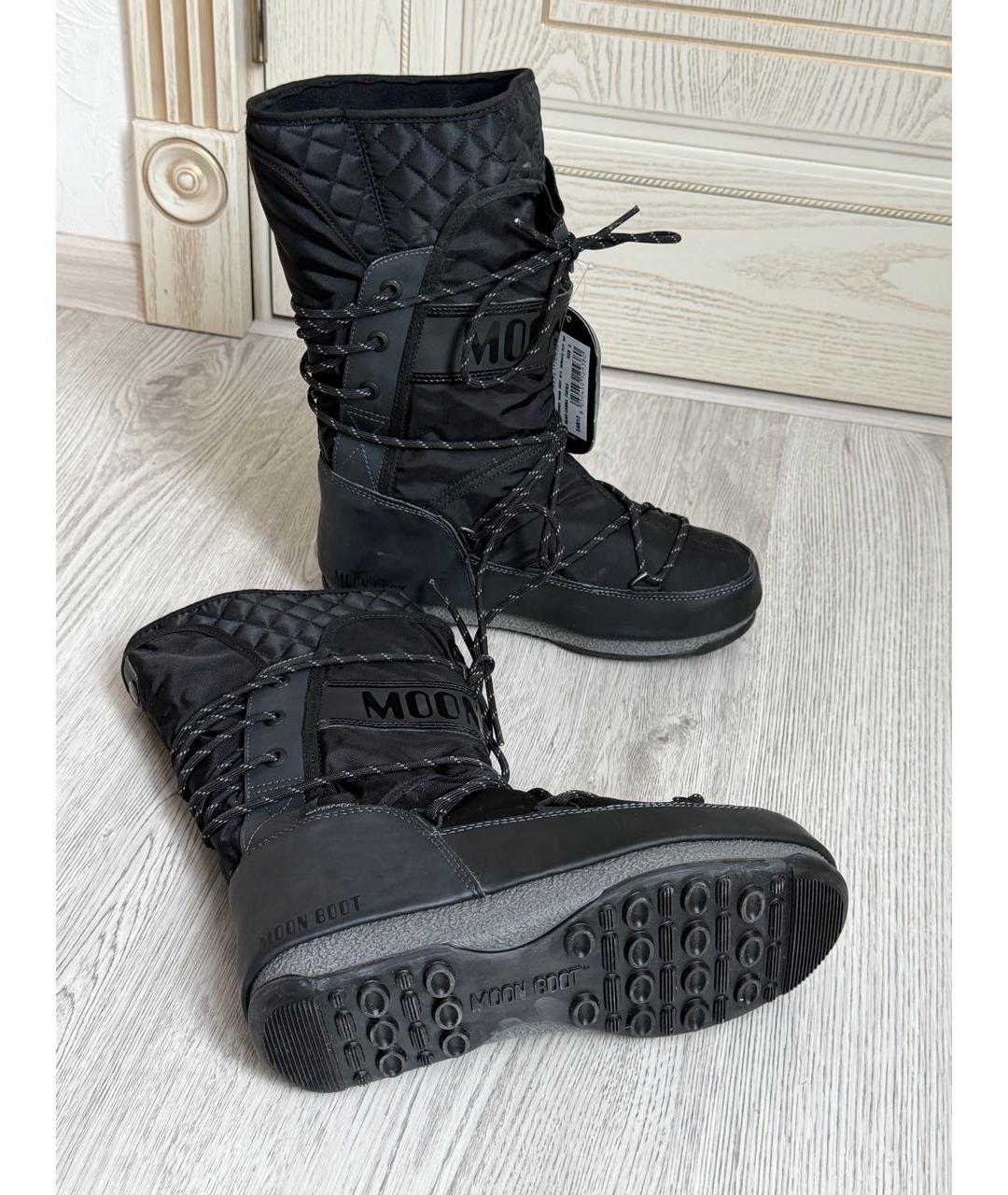 MOON BOOT Черные сапоги, фото 8