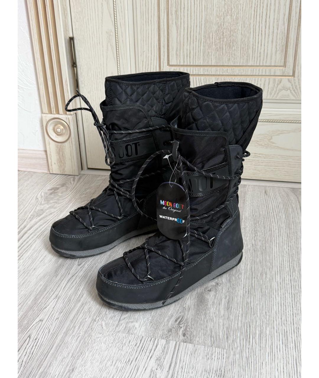 MOON BOOT Черные сапоги, фото 5