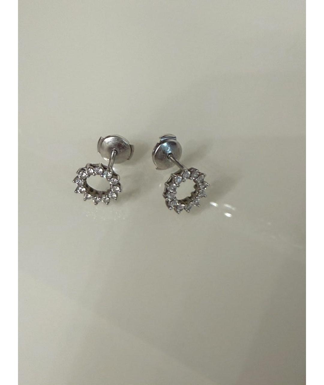 TIFFANY&CO Серебряные серьги из белого золота, фото 2