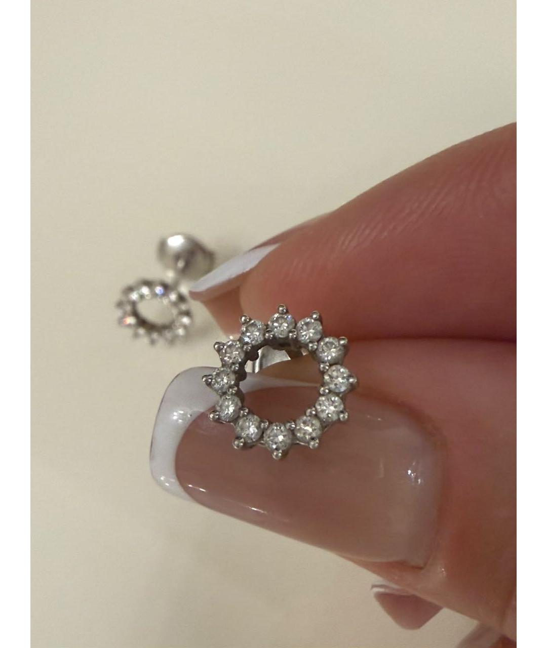 TIFFANY&CO Серебряные серьги из белого золота, фото 3