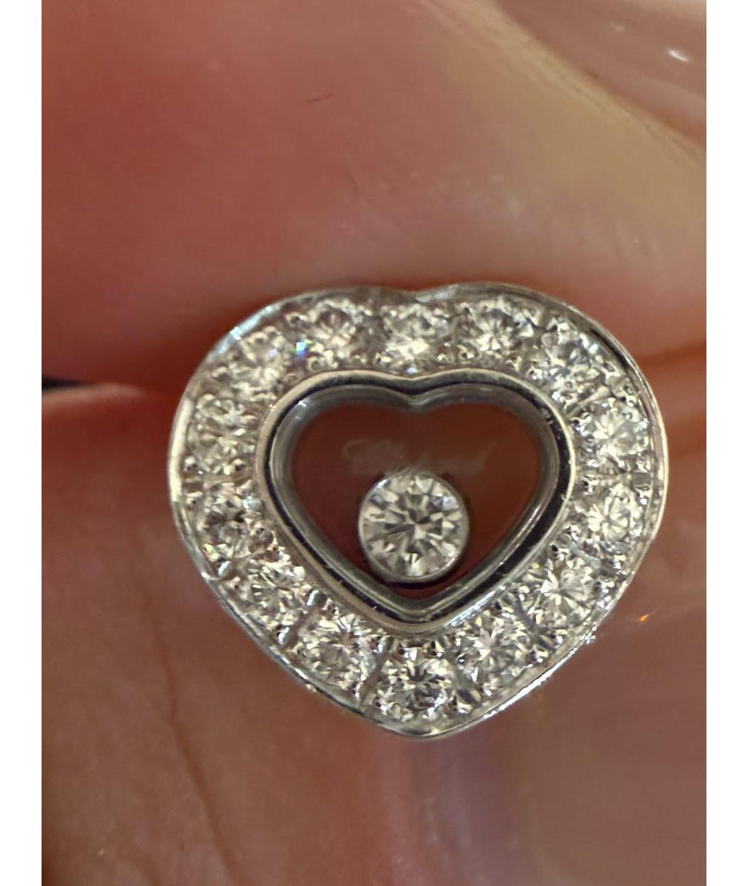 CHOPARD Серебряные серьги из белого золота, фото 7