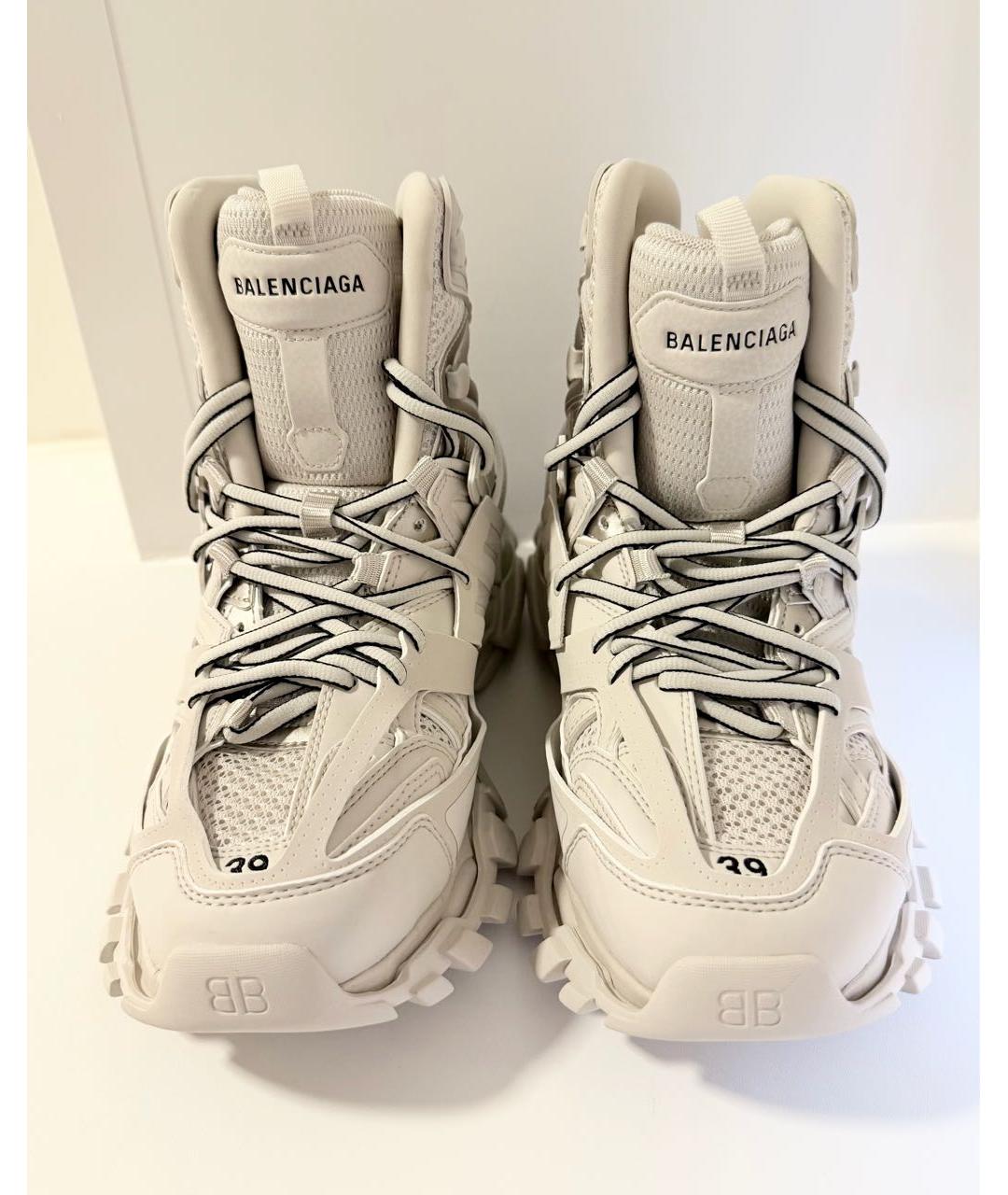 BALENCIAGA Бежевые текстильные кроссовки, фото 2