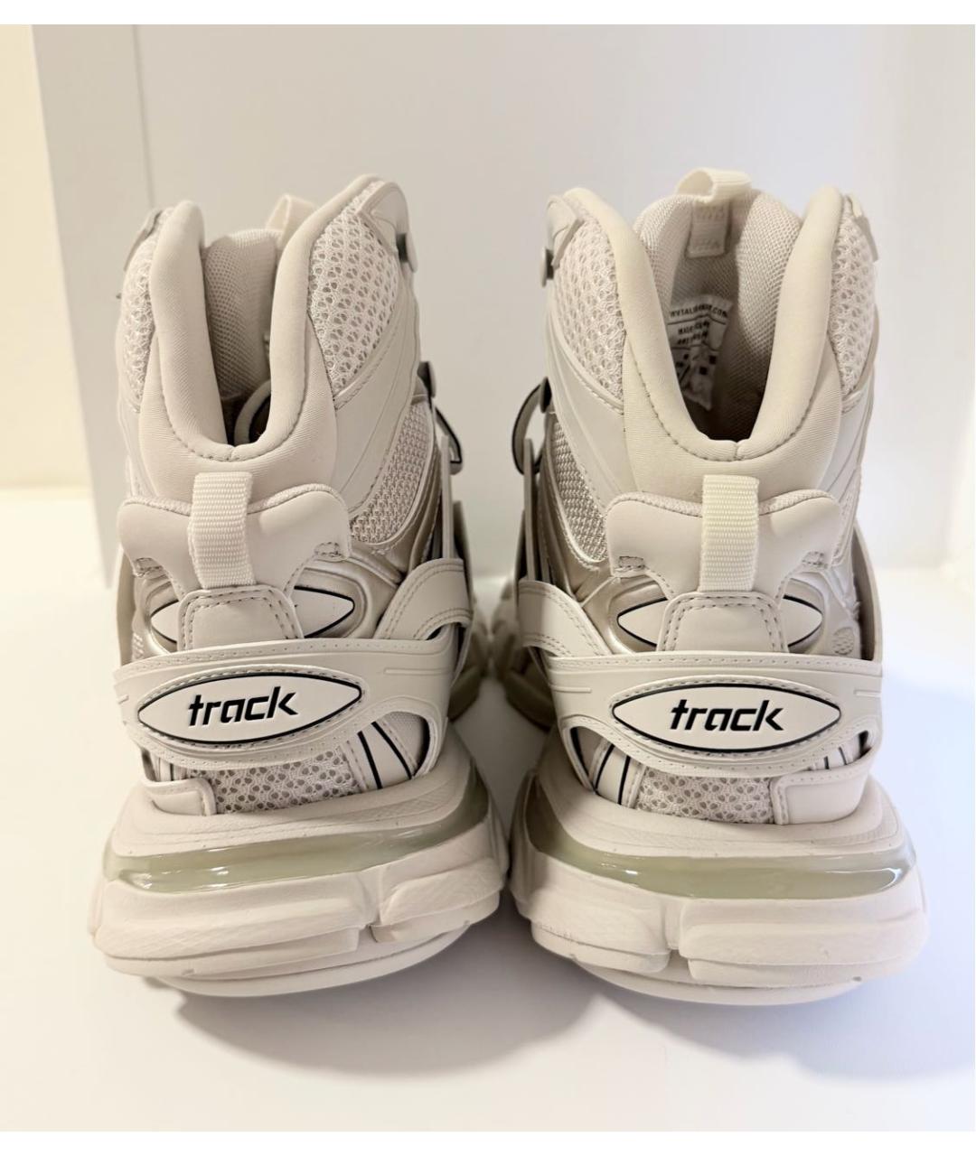 BALENCIAGA Бежевые текстильные кроссовки, фото 4