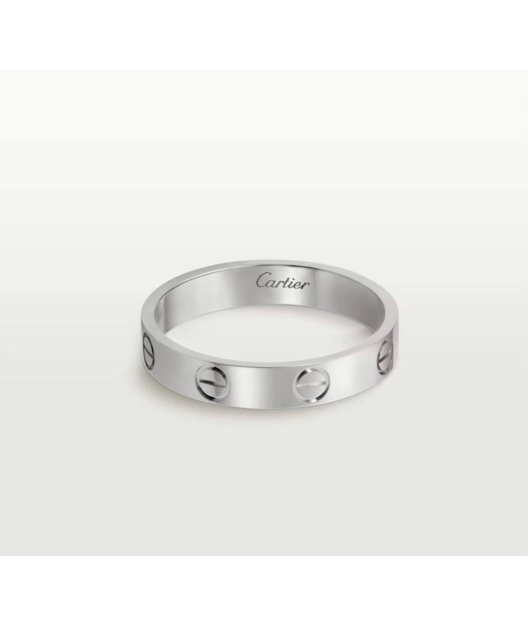 CARTIER Серебряное кольцо из белого золота, фото 8