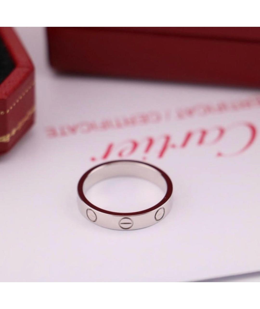 CARTIER Серебряное кольцо из белого золота, фото 6