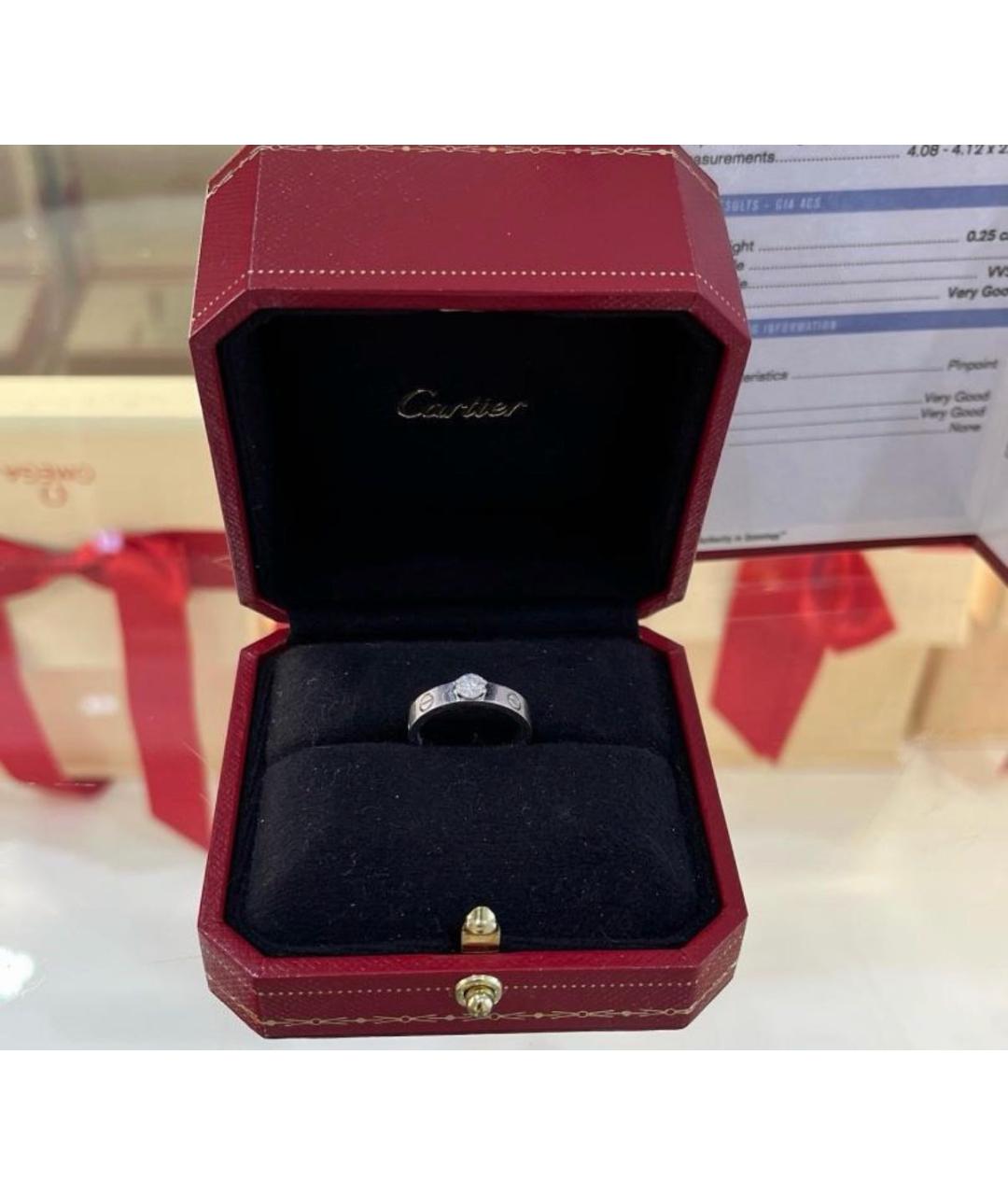 CARTIER Серебряное кольцо из белого золота, фото 6