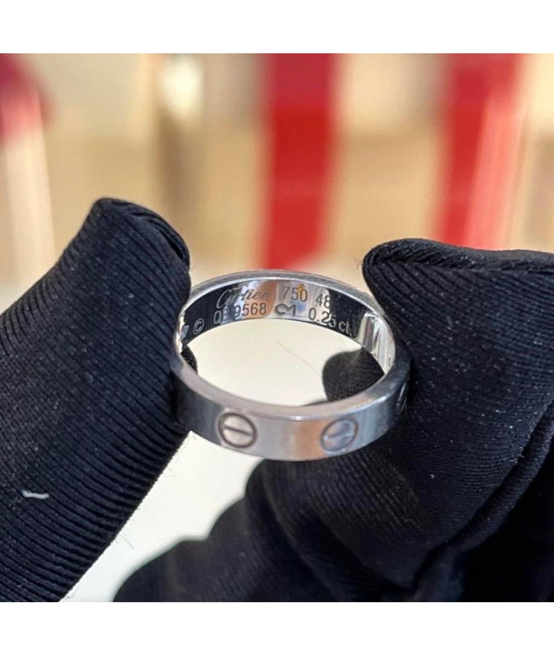CARTIER Серебряное кольцо из белого золота, фото 5