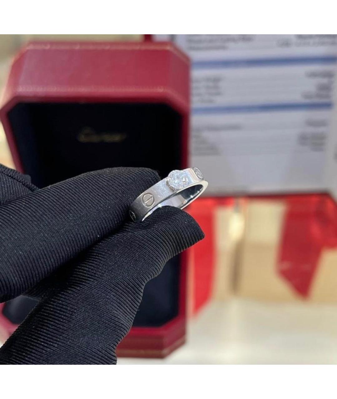CARTIER Серебряное кольцо из белого золота, фото 2