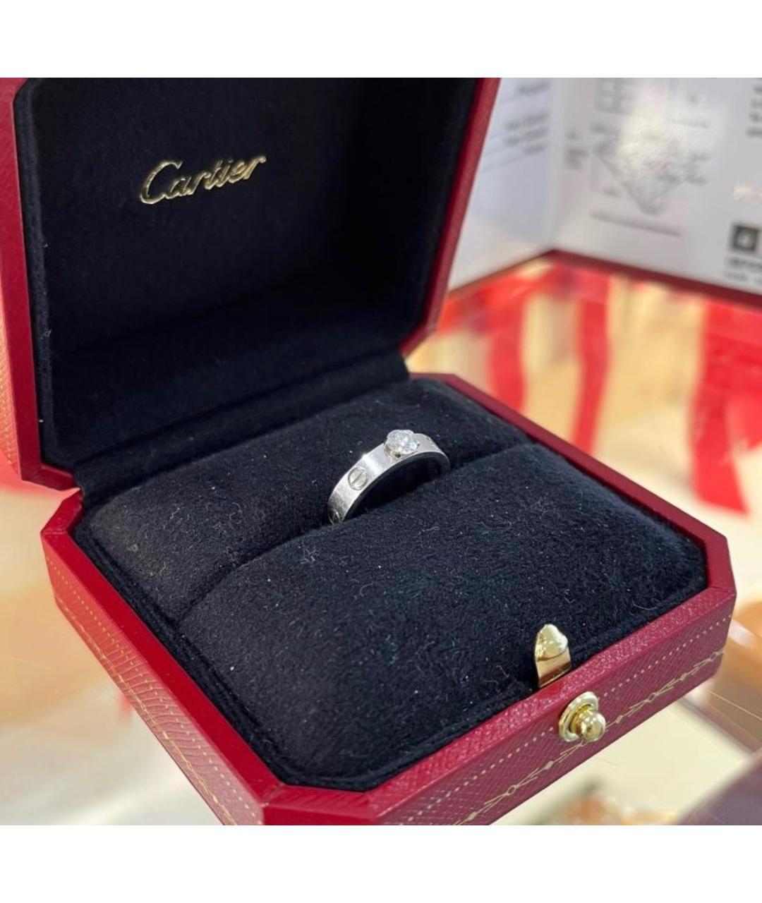 CARTIER Серебряное кольцо из белого золота, фото 4