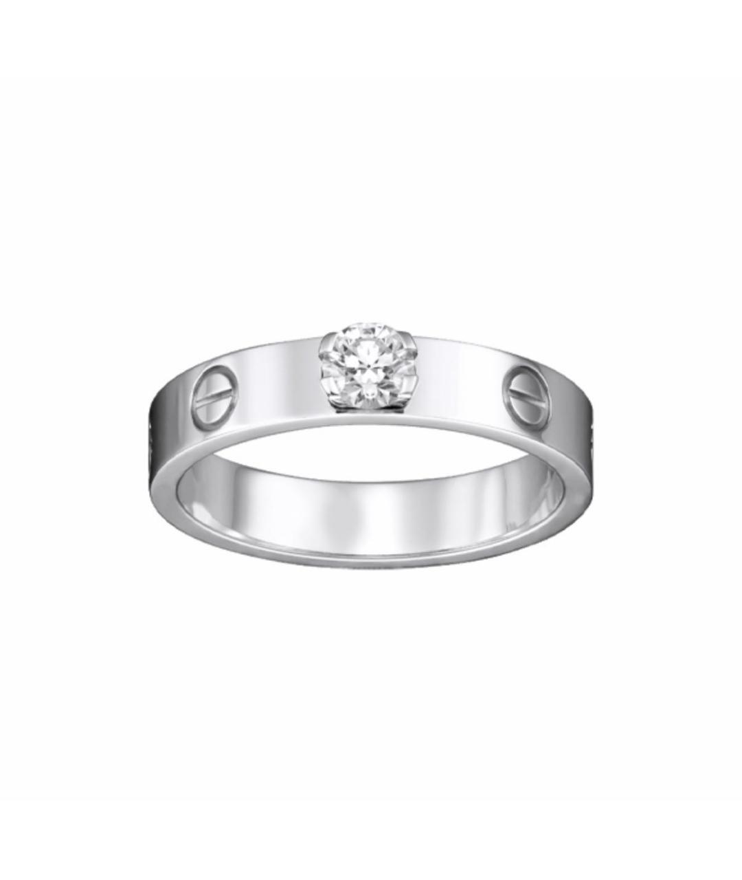 CARTIER Серебряное кольцо из белого золота, фото 1