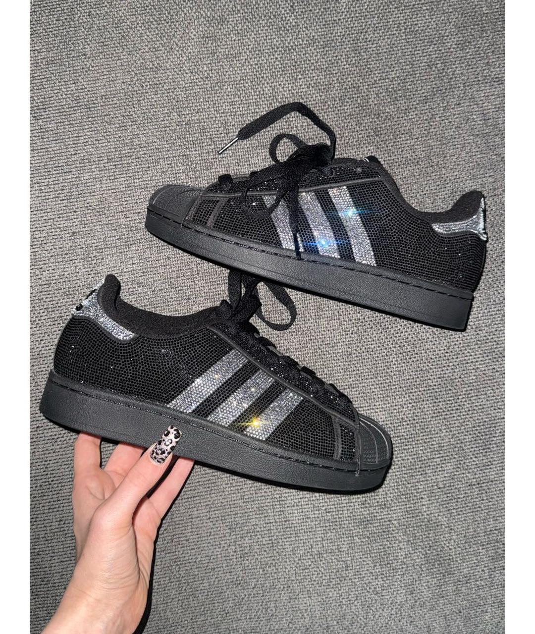 ADIDAS Черные кроссовки, фото 8